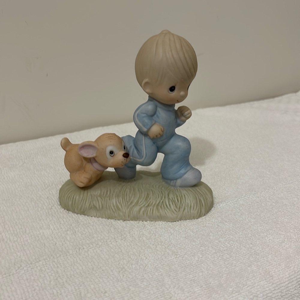 Precious Moments Porcelain Figurine Collectible Gods Speed